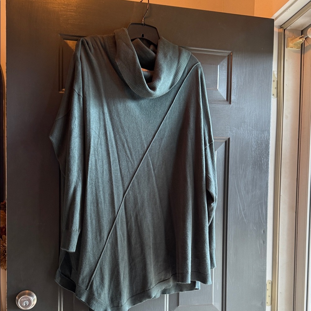 Cato Green Cowl Neck Sweater